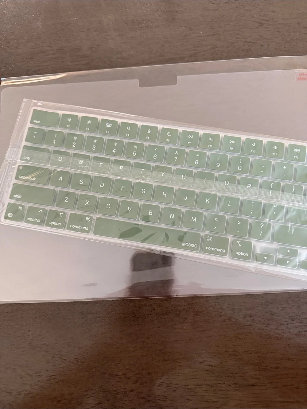 Green Silicone Keyboard Cover for Laptops - Protective Dustproof Skin